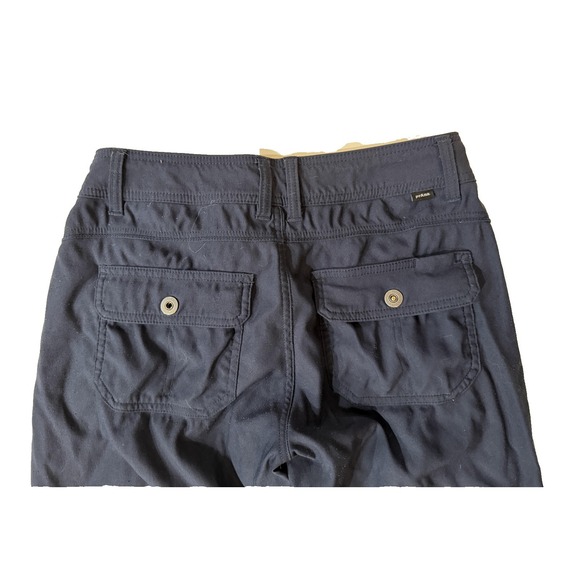 Prana Pants Womens 4 Blue Straight Cargo Hiking Outdoor Gorpcore Utility Pockets - Picture 7 of 7